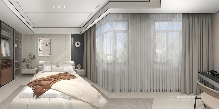 Pan's Hangzhou Apartment with WPC Wall Panel &mdash; Modern in Shangcheng District, Hangzhou, China - photo 38