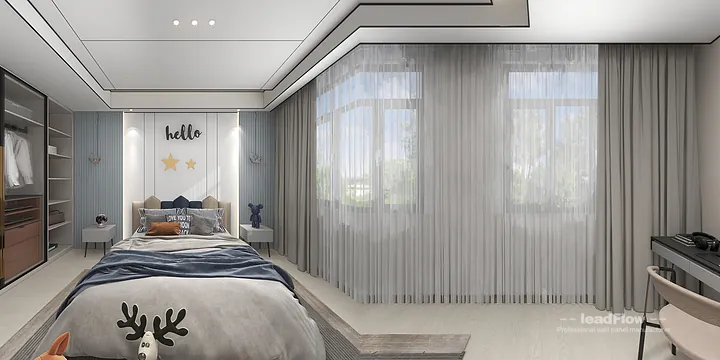 Pan's Hangzhou Apartment with WPC Wall Panel &mdash; Modern in Shangcheng District, Hangzhou, China - photo 39