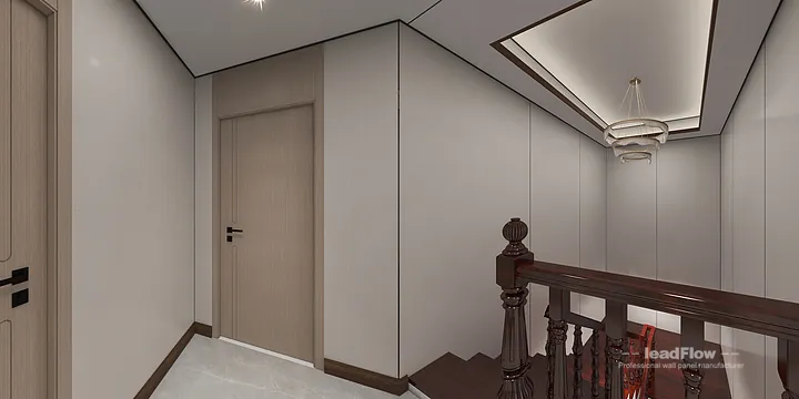 Pan's Hangzhou Apartment with WPC Wall Panel &mdash; Modern in Shangcheng District, Hangzhou, China - photo 4