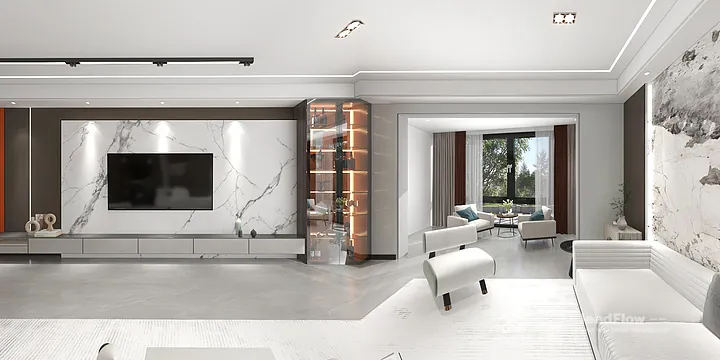 WPC Wall Cladding Solution: Hangzhou Apartment Project in Shangcheng District, Hangzhou, China - photo 6