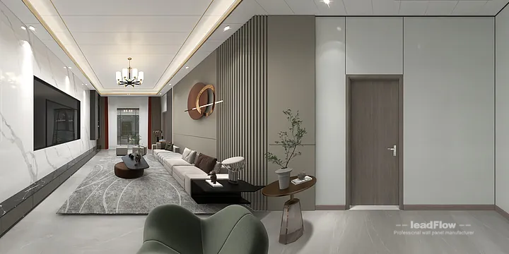 Hangzhou Apartment Interior with WPC Wall Cladding &mdash; girl room Accent in Shangcheng District, Hangzhou, China - photo 5