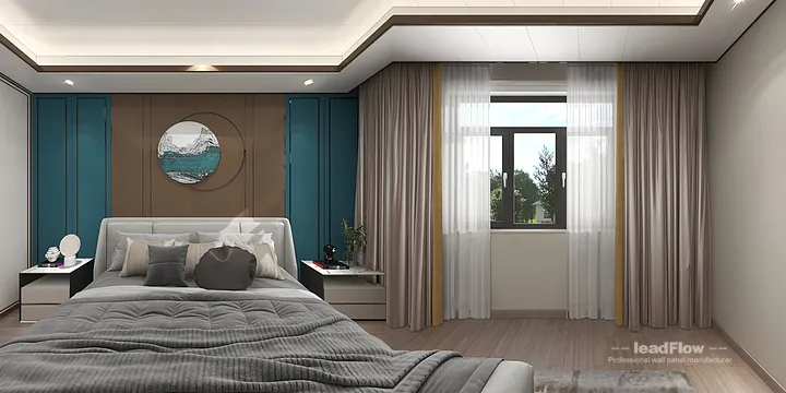 Hangzhou Apartment Interior with WPC Wall Cladding &mdash; girl room Accent in Shangcheng District, Hangzhou, China - photo 6