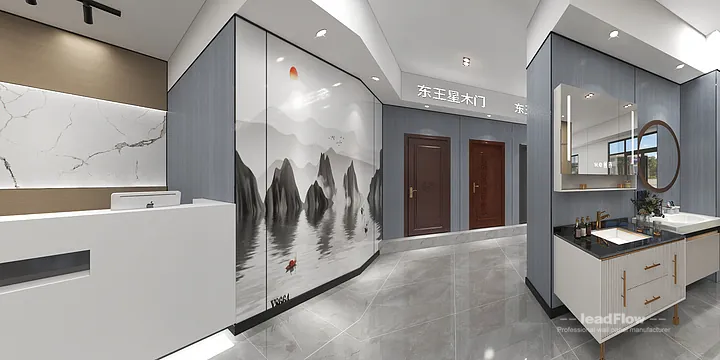 WPC Wall Cladding Commercial Space Design in Hangzhou | Modern Interior in Hangzhou, China - photo 3