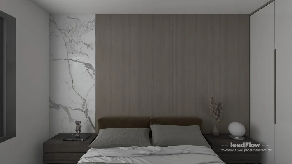 WPC Wall Cladding Installation for Hangzhou Interior Project | Modern in Hangzhou, China - photo 1