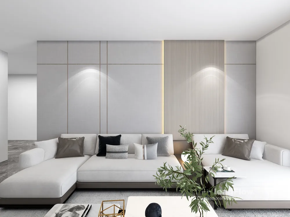 WPC Wall Cladding Installation for Hangzhou Interior Project | Modern in Hangzhou, China - photo 14