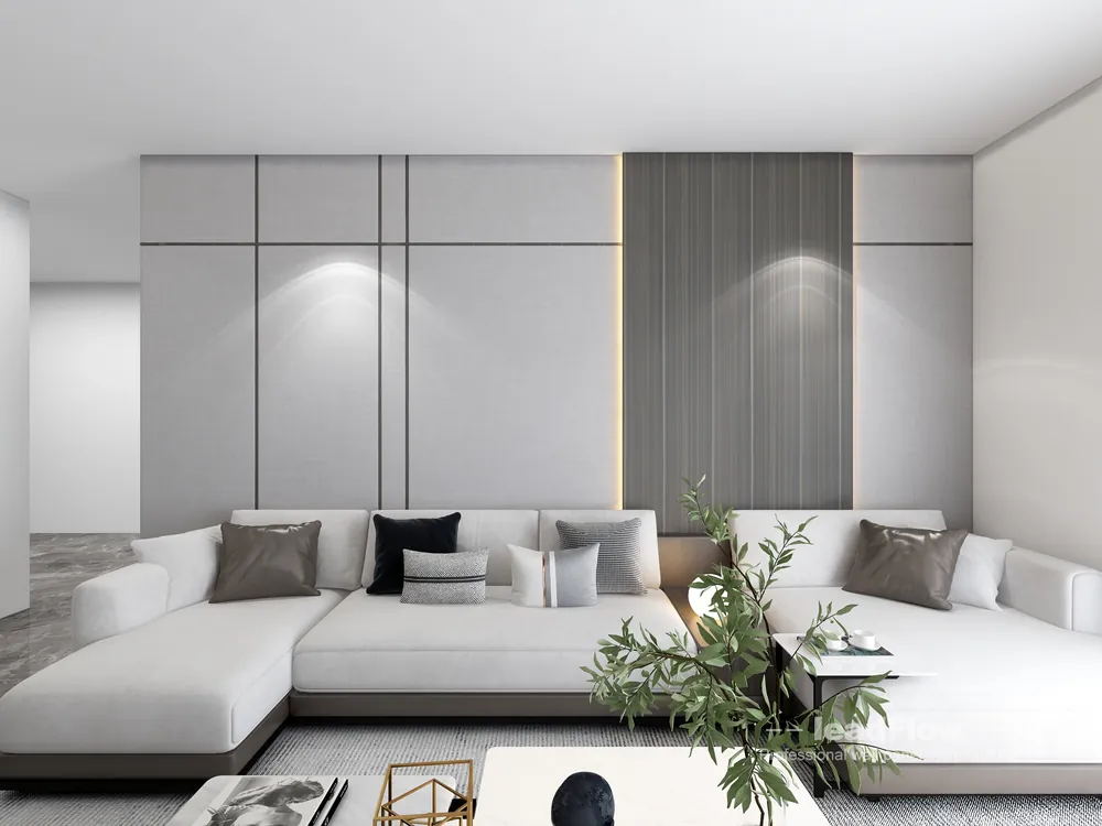 WPC Wall Cladding Installation for Hangzhou Interior Project | Modern in Hangzhou, China - photo 15