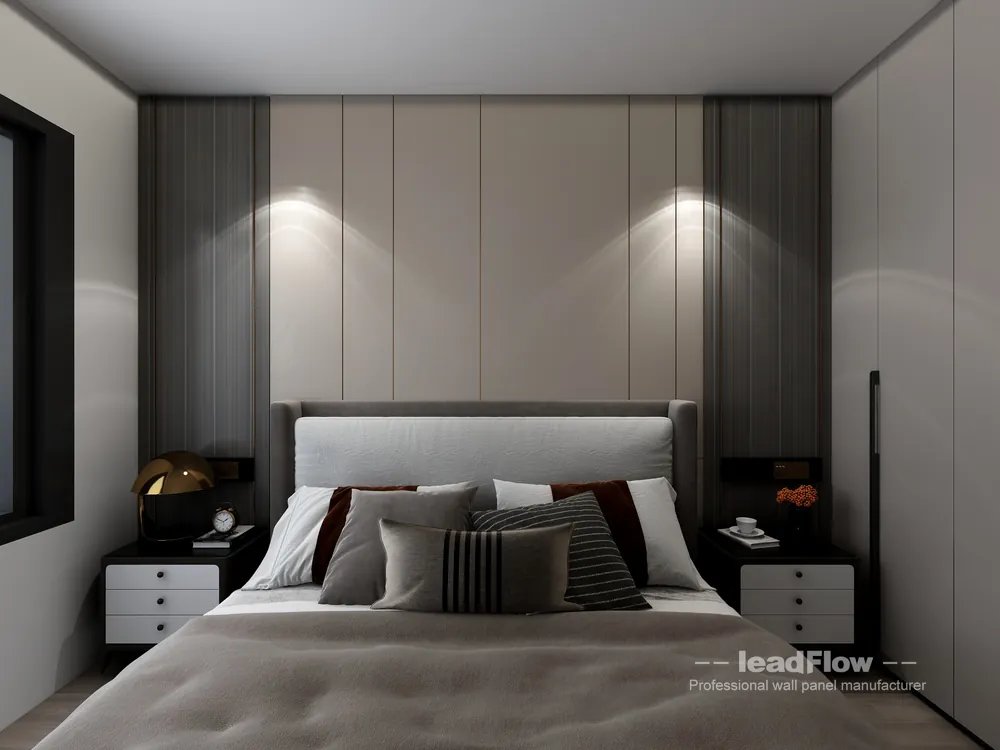 WPC Wall Cladding Installation for Hangzhou Interior Project | Modern in Hangzhou, China - photo 18