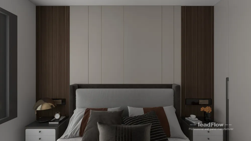 WPC Wall Cladding Installation for Hangzhou Interior Project | Modern in Hangzhou, China - photo 21