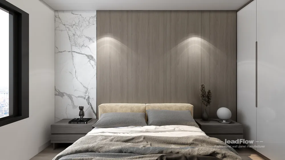 WPC Wall Cladding Installation for Hangzhou Interior Project | Modern in Hangzhou, China - photo 3