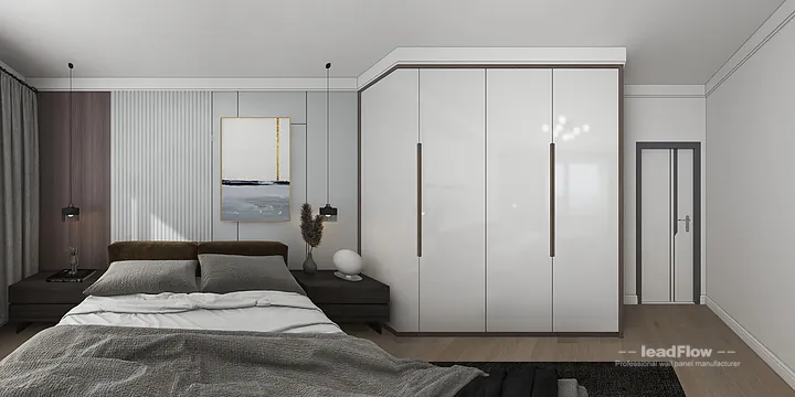 WPC Wall Cladding Installation for Hangzhou Interior Project | Modern in Hangzhou, China - photo 5