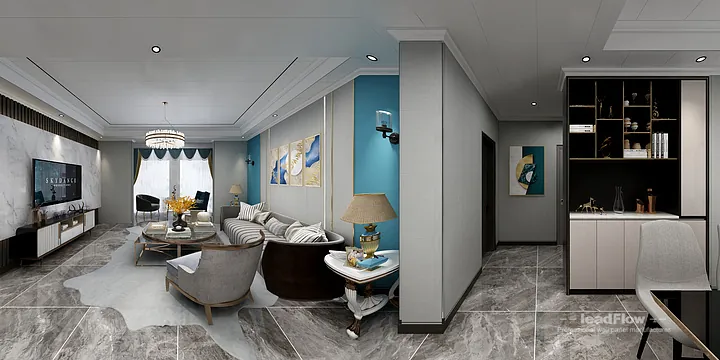WPC Wall Panel Apartment Case Study in Nanchang | Modern Master Bedroom in Donghu District, Nanchang, China - photo 10
