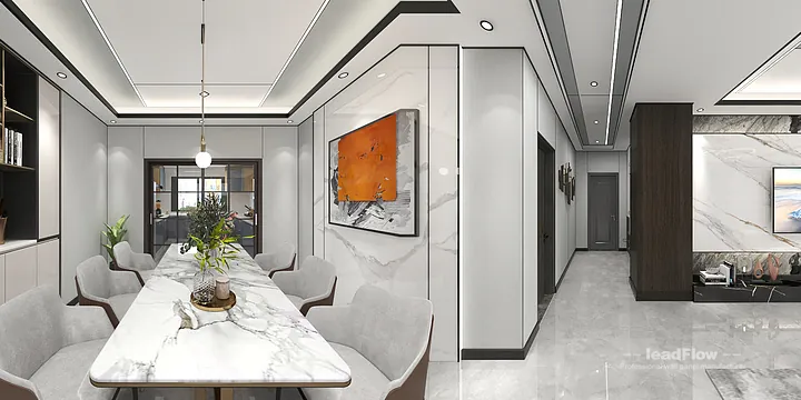 WPC Wall Panel Apartment Case Study in Nanchang | Modern Master Bedroom in Donghu District, Nanchang, China - photo 11
