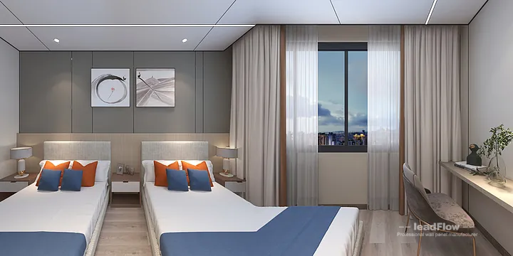 Hangzhou Hotel Renovation with WPC Cladding | guest room3 Idea in Hangzhou, China - photo 1