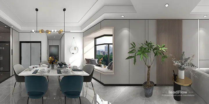 Premium WPC Interior Panel for Hangzhou Apartment &mdash; Contemporary Finish in Hangzhou, China - photo 1