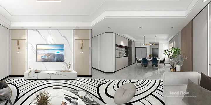Premium WPC Interior Panel for Hangzhou Apartment &mdash; Contemporary Finish in Hangzhou, China - photo 2