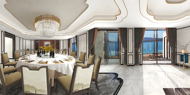 WPC Interior Panel Ideas for Hangzhou Villa | mahjong room Design in Hangzhou, China - photo 19