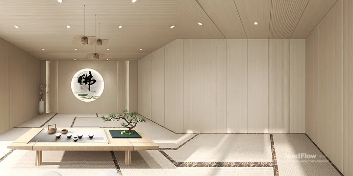 WPC Interior Panel Ideas for Hangzhou Villa | mahjong room Design in Hangzhou, China - photo 8
