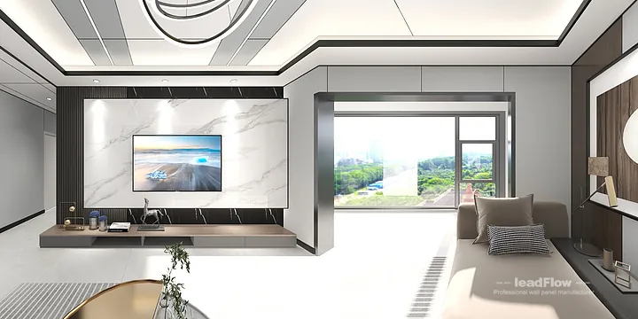 WPC Wall Panel Design for Nanchang Apartment &mdash; Bedroom 1 Focus in Donghu District, Nanchang, China - photo 4