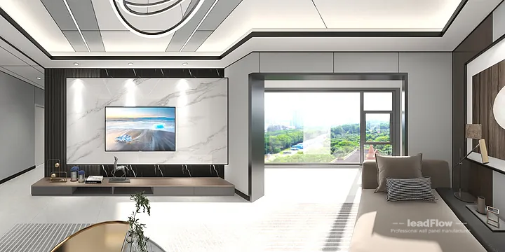 WPC Wall Panel Design for Nanchang Apartment &mdash; Bedroom 1 Focus in Donghu District, Nanchang, China - photo 7