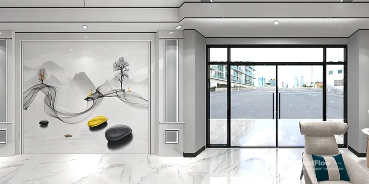 Hangzhou Commercial Space Featuring WPC Cladding | Showroom Walls in Hangzhou, China - photo 1