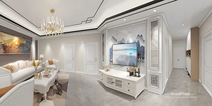Hangzhou Apartment Featuring WPC Cladding | Bedroom 1 Walls in Hangzhou, China