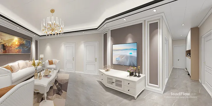 Hangzhou Apartment Featuring WPC Cladding | Bedroom 1 Walls in Hangzhou, China - photo 3
