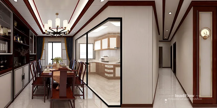 Ye's Hangzhou Apartment with WPC Wall Panel &mdash; Modern in Hangzhou, China - photo 3