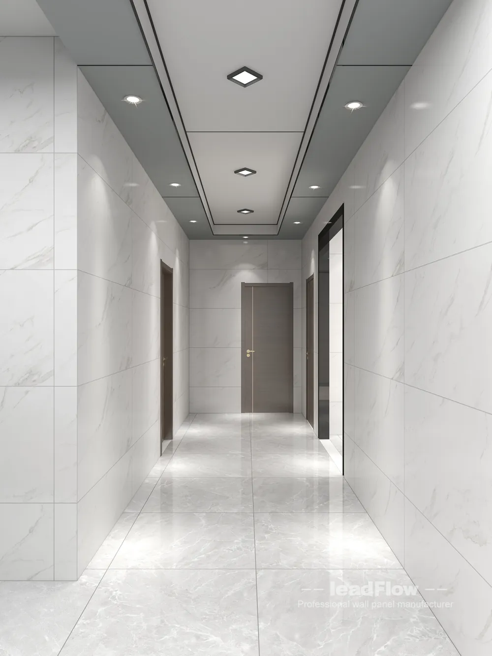 WPC Wall Cladding Project: Hangzhou Commercial Space with Master Bedroom in Hangzhou, China - photo 11