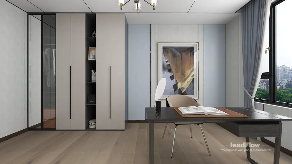 WPC Wall Cladding Project: Hangzhou Commercial Space with Master Bedroom in Hangzhou, China - photo 9