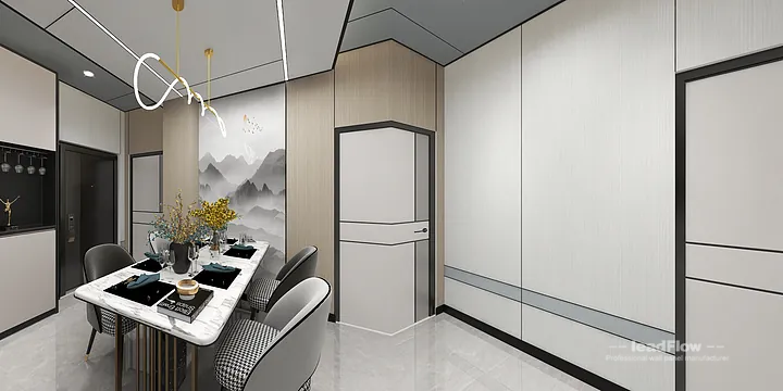 Hangzhou Interior Project Makeover with WPC Cladding | Modern Wood Grain in Hangzhou, China