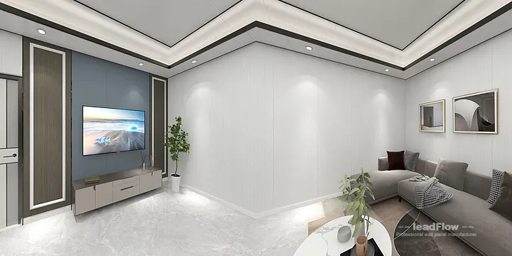 WPC Wall Cladding Transformation: Hangzhou Apartment with guest bedroom Walls in Hangzhou, China - photo 6