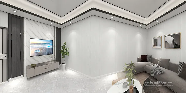 WPC Wall Cladding Transformation: Hangzhou Apartment with guest bedroom Walls in Hangzhou, China - photo 7