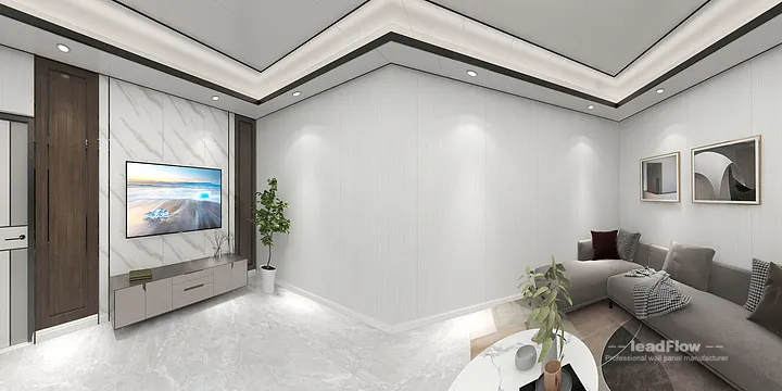 WPC Wall Cladding Transformation: Hangzhou Apartment with guest bedroom Walls in Hangzhou, China - photo 8