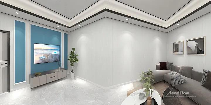 WPC Wall Cladding Transformation: Hangzhou Apartment with guest bedroom Walls in Hangzhou, China - photo 9