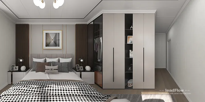 WPC Cladding Project: Hangzhou Apartment with guest bedroom in Hangzhou, China - photo 1