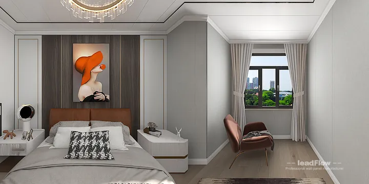 WPC Cladding Project: Hangzhou Apartment with guest bedroom in Hangzhou, China - photo 6