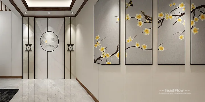 Hangzhou Apartment Wall Panel Design | WPC Wall Panel Elegant Interior in Hangzhou, China - photo 3