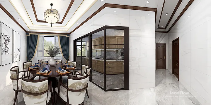Hangzhou Apartment Wall Panel Design | WPC Wall Panel Elegant Interior in Hangzhou, China - photo 5