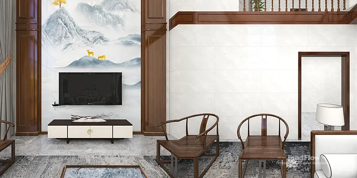 Warm WPC Cladding Project: Hangzhou Apartment Interior in Hangzhou, China