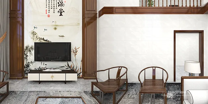 Warm WPC Cladding Project: Hangzhou Apartment Interior in Hangzhou, China - photo 1