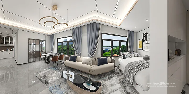 Hangzhou Apartment Renovation with WPC Cladding | Secondary Bedroom Idea in Hangzhou, China - photo 2