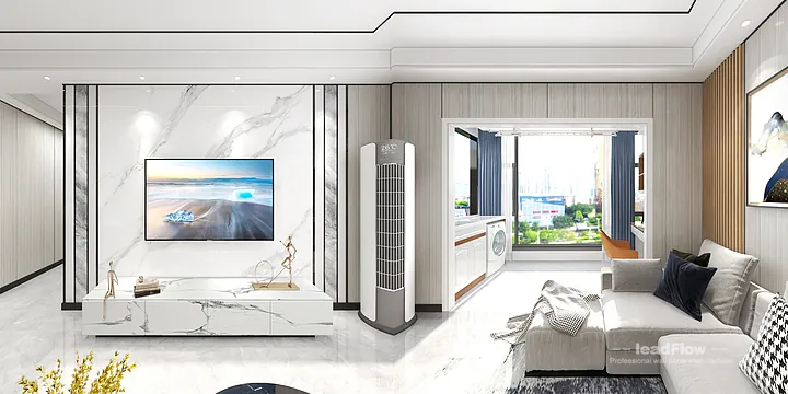 Hangzhou Apartment with WPC Interior Panel &mdash; Modern in Hangzhou, China - photo 4