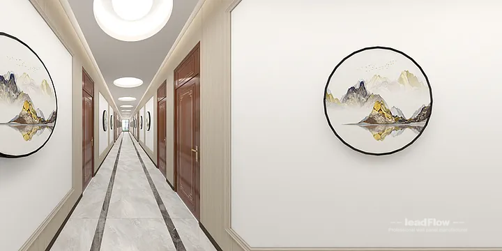 Hangzhou Hotel with WPC Cladding &mdash; Corridor Feature in Hangzhou, China - photo 2