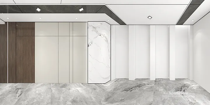 Explore WPC Interior Panel in This Hangzhou Commercial Space &mdash; Warm Style in Hangzhou, China