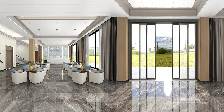 Hangzhou Hotel Wall Panel Design | WPC Interior Panel Premium Interior in Hangzhou, China - photo 10