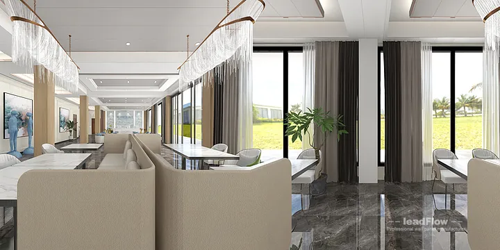 Hangzhou Hotel Wall Panel Design | WPC Interior Panel Premium Interior in Hangzhou, China - photo 11