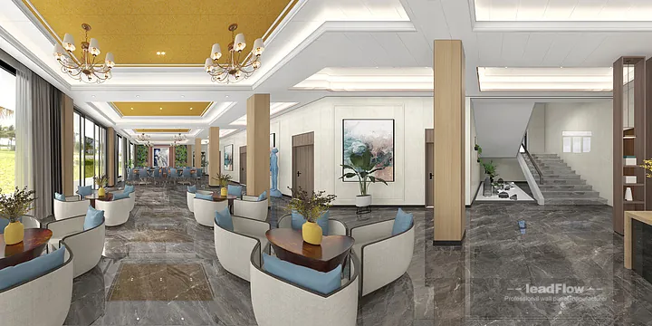 Hangzhou Hotel Wall Panel Design | WPC Interior Panel Premium Interior in Hangzhou, China - photo 15