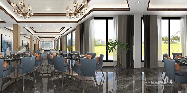 Hangzhou Hotel Wall Panel Design | WPC Interior Panel Premium Interior in Hangzhou, China - photo 20