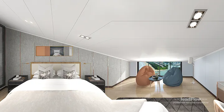 Hangzhou Hotel Wall Panel Design | WPC Interior Panel Premium Interior in Hangzhou, China - photo 3