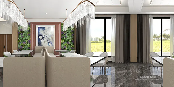 Hangzhou Hotel Wall Panel Design | WPC Interior Panel Premium Interior in Hangzhou, China - photo 4